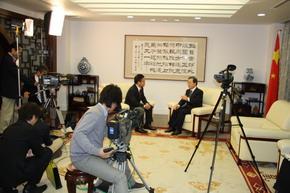 中國駐日本大使程永華接受了日本廣播協(xié)會專訪 中國駐日本大使程永華接受了日本廣播協(xié)會專訪