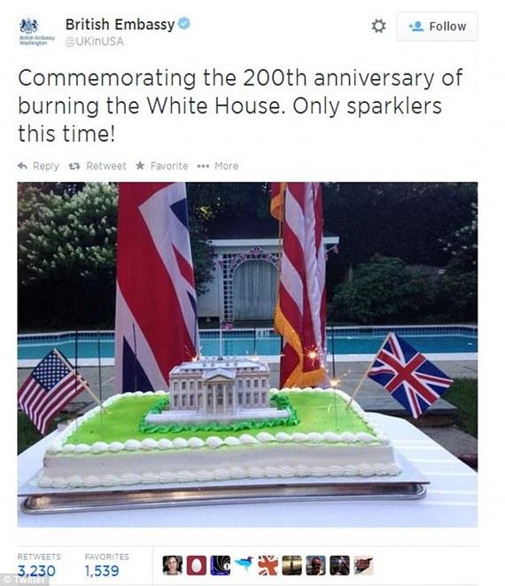英大使館慶;馃讓m200周年 引美國(guó)人抗議