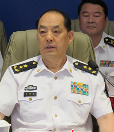 資料圖:圖為升任海軍副司令的杜景臣。
