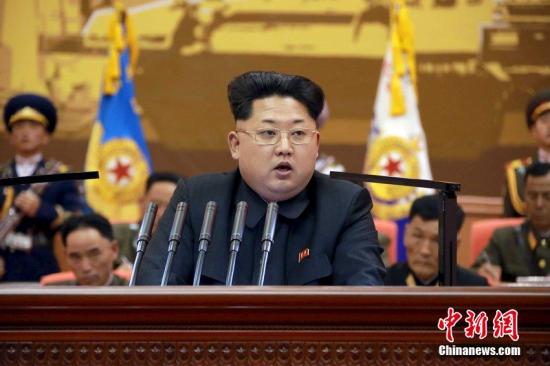 資料圖:朝鮮最高領(lǐng)導(dǎo)人金正恩。CFP視覺(jué)中國(guó)
