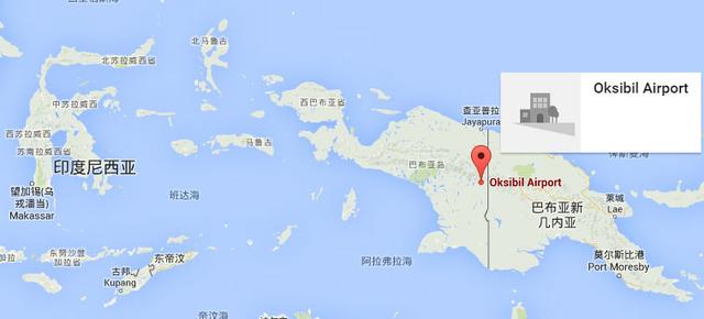 失聯(lián)飛機(jī)于從巴布亞首府查亞普拉(Jayapura)起飛原計(jì)劃飛往歐克西比勒(Oksibil)。
