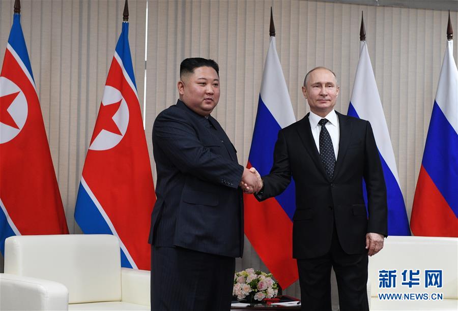 (國際)普京與金正恩舉行會晤